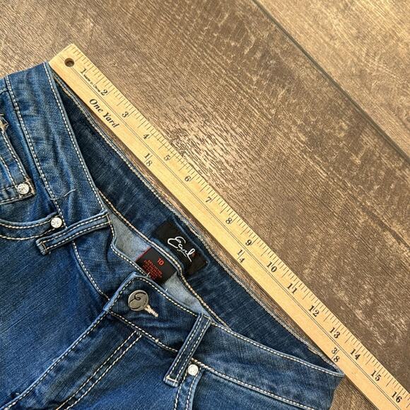 Bundle of 2 Earl Jean Women's Rhinestone Embellished Capris Size 10 - Picture 13 of 15